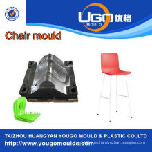 Fábrica plástica del molde del hogar para el nuevo molde de la silla del plástico de la barra del diseño en taizhou China